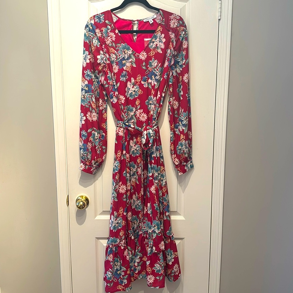 New Floral Midi Dress